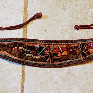 R.J. Graziano vintage wearable art waist band